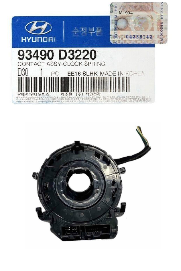 GENUINE 93490D3220 Clock Spring w/o Heated for Hyundai Tucson 2016-2018