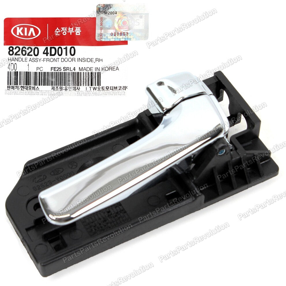 GENUINE Inside Door Handle Chrome Front Right 826204D010 for 2014 Kia Sedona