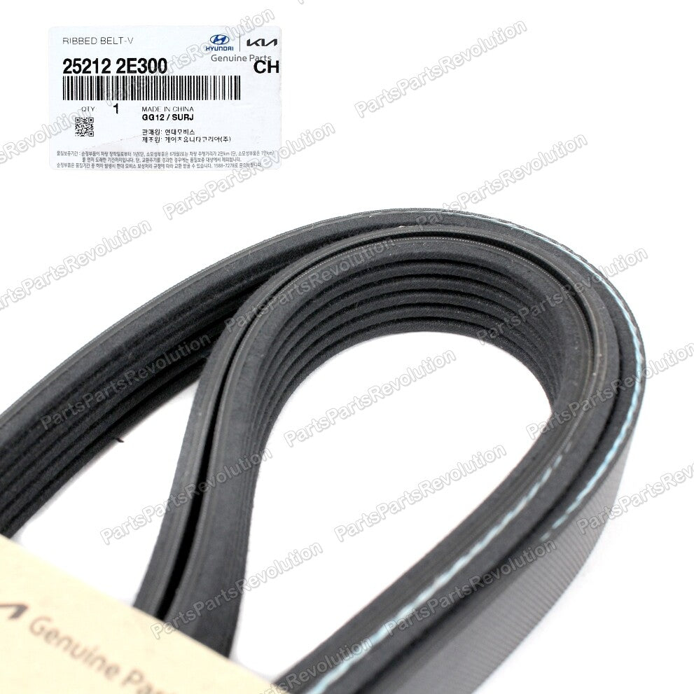GENUINE Serpentine Belt V-Belt for 2016-2020 Kia Forte Soul 2.0L 252122E300
