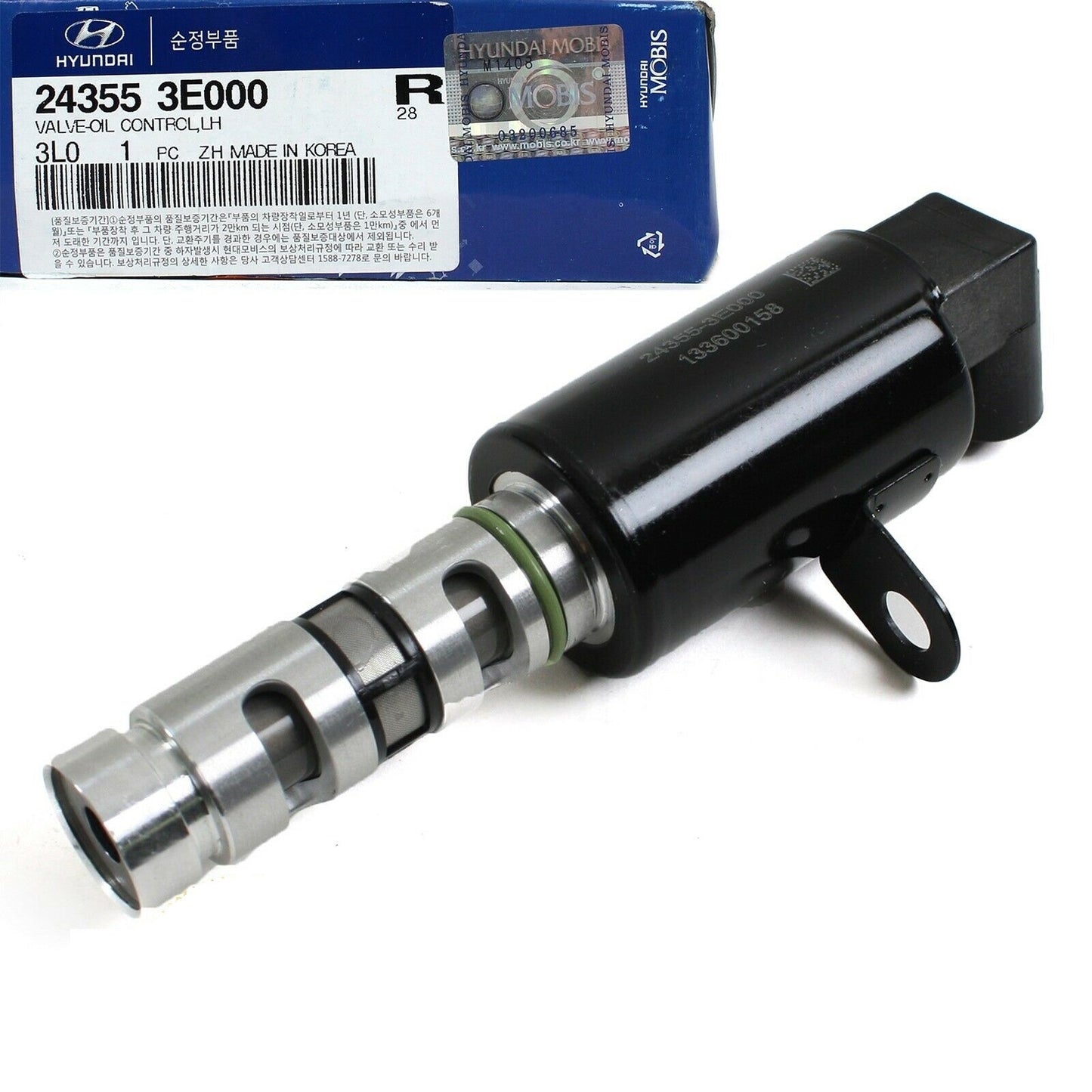 GENUINE 243553E000 Oil Control Valve LEFT Side for Hyundai Santa Fe 2.7L 06-09