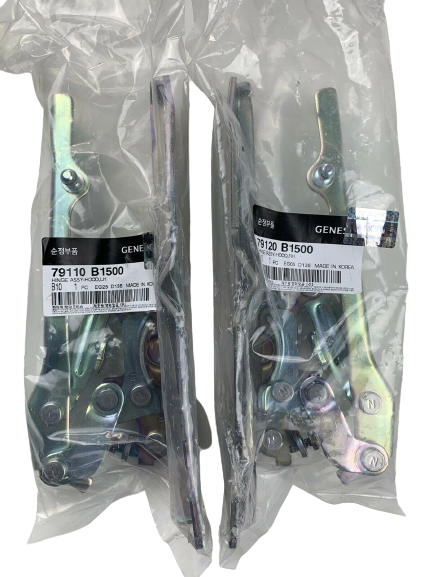 GENUINE⭐ Hood Hinge Right & Left for Hyundai Genesis G80 79110B1500 + 79120B1500