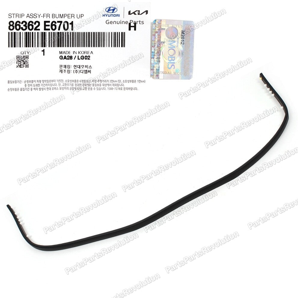 GENUINE Hyundai Front Grille Upper Rubber Seal for 2018-2019 Sonata