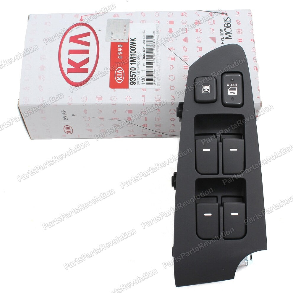 Power Window Switch Front Left 935701M100WK for Kia 2010-2013 Forte