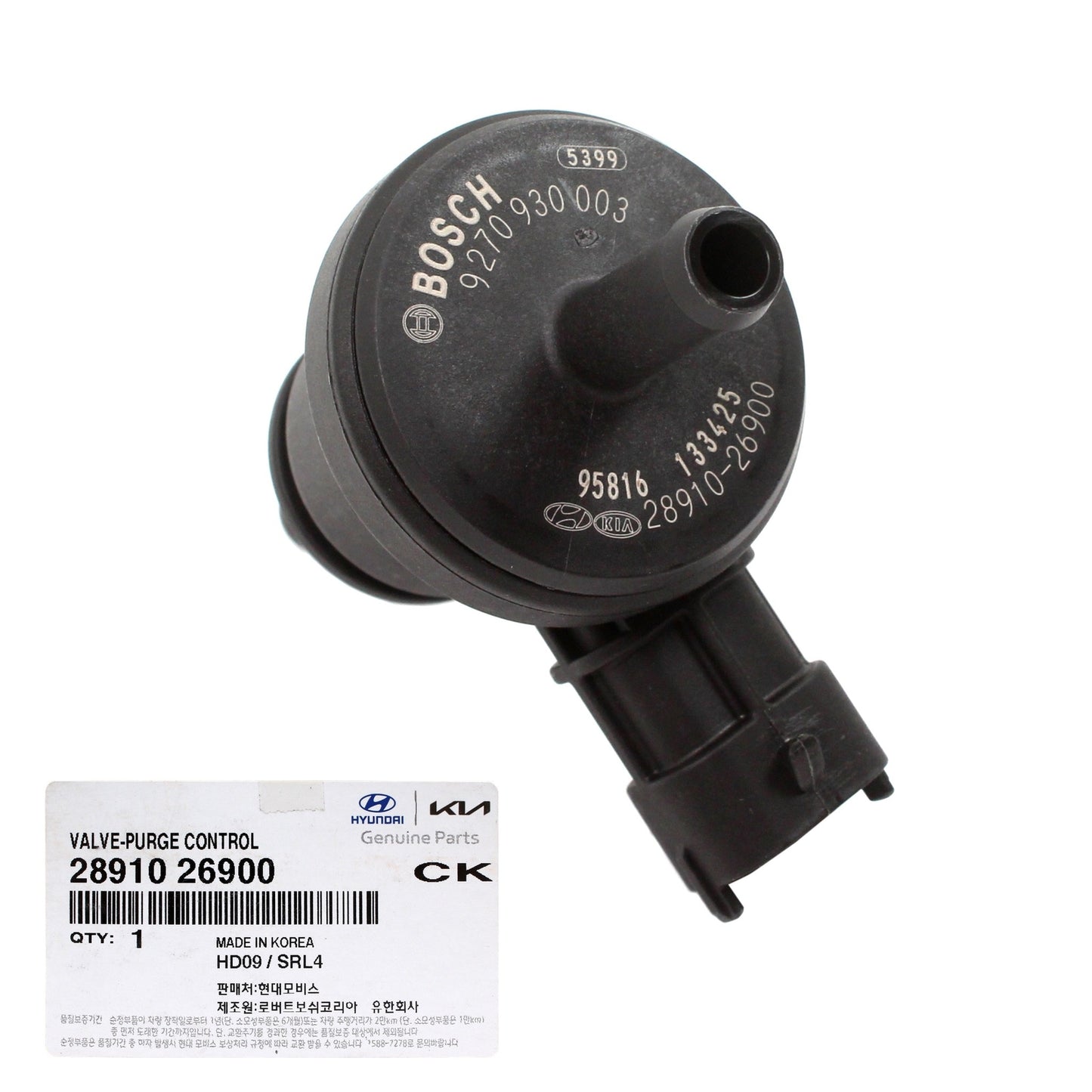 GENUINE 2891026900 Purge Control Valve for Hyundai Accent 2006-2011
