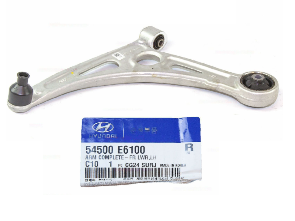 GENUINE 54500E6100 Lower Control Arm Front Left for Sonata Optima Hybrid 16-20