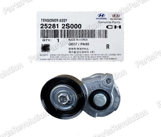 Tension Pulley 252812S000 for Hyundai Tucson Santa Cruz Santa Fe Sonata 20-23