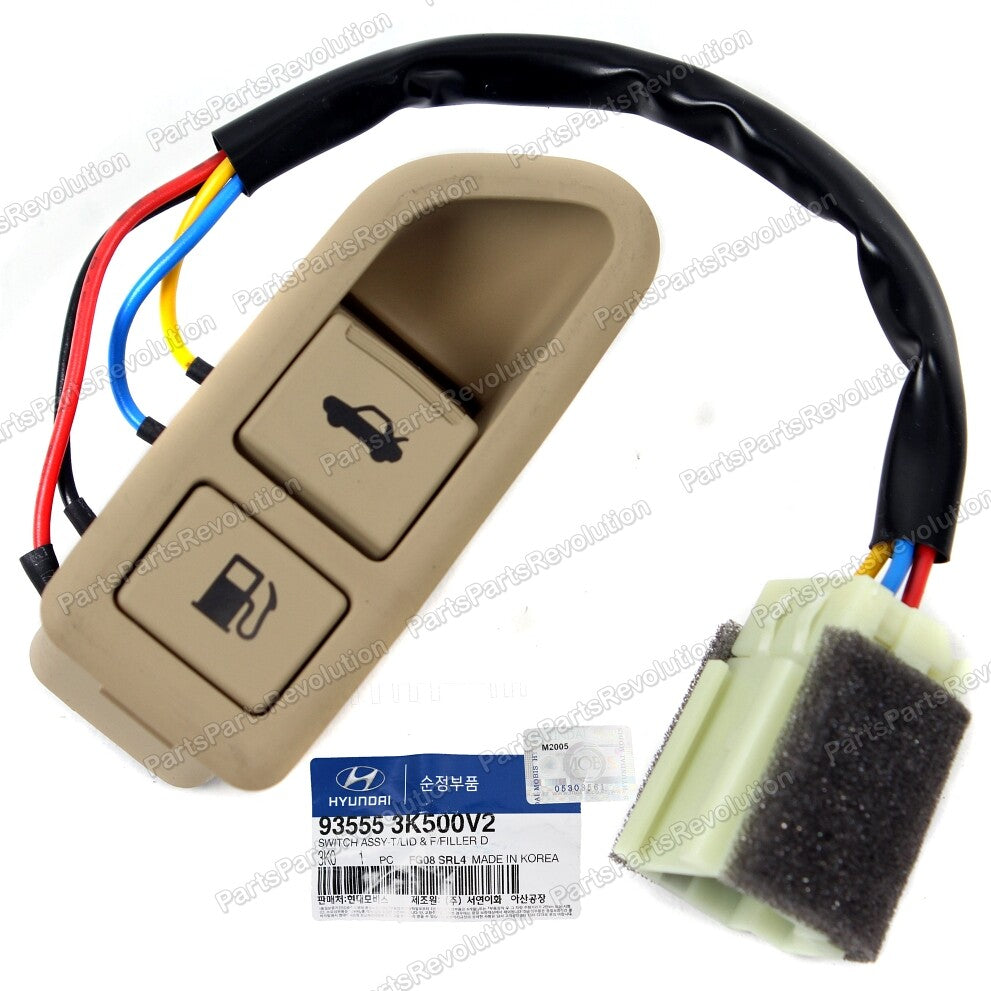 Fuel Door Opener Release Switch Beige 935553K500V2 for Hyundai 2009-2010 Sonata