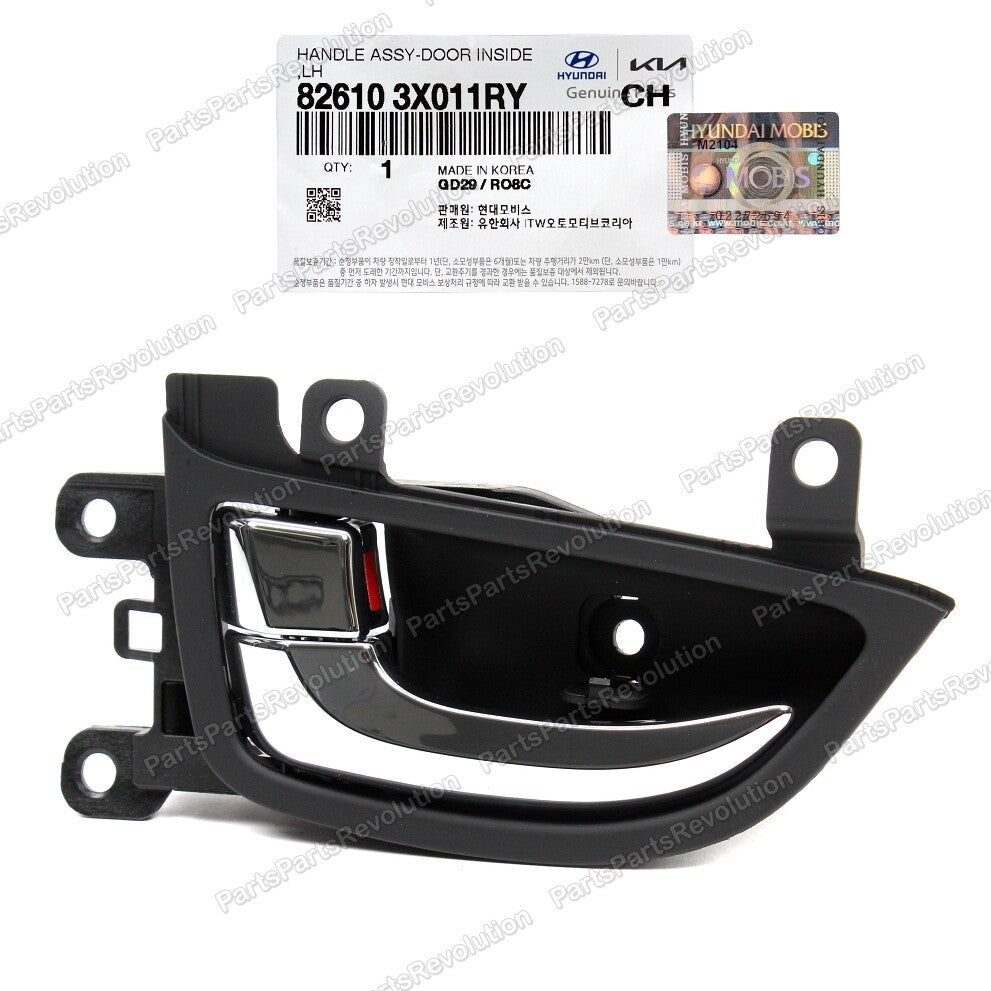 Inside Door Handle Chrome Front Left 826103X011RY for Hyudnai 2014-2016 Elantra