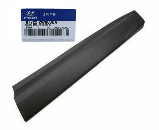 GENUINE Front Door Side RH Garnish for HYUNDAI SANTA Fe 13-16 877222W000CA