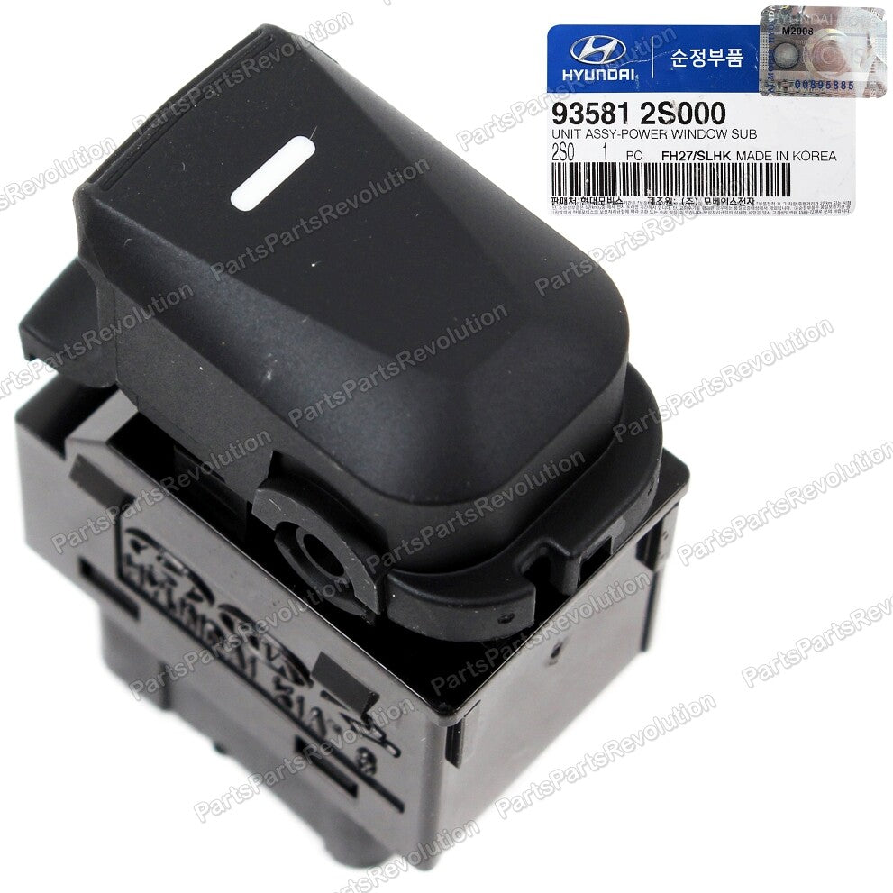 GENUINE Power Window Switch Rear 935812S000 for Hyundai 2010-2015 Tucson