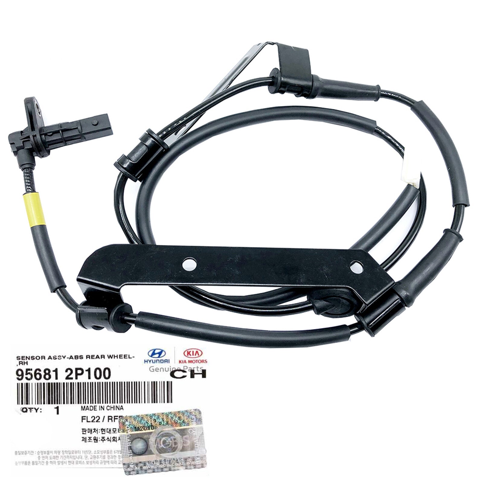 GENUINE 956812P100 Rear Right Wheel ABS Speed Sensor for Hyundai Veracruz 11-13