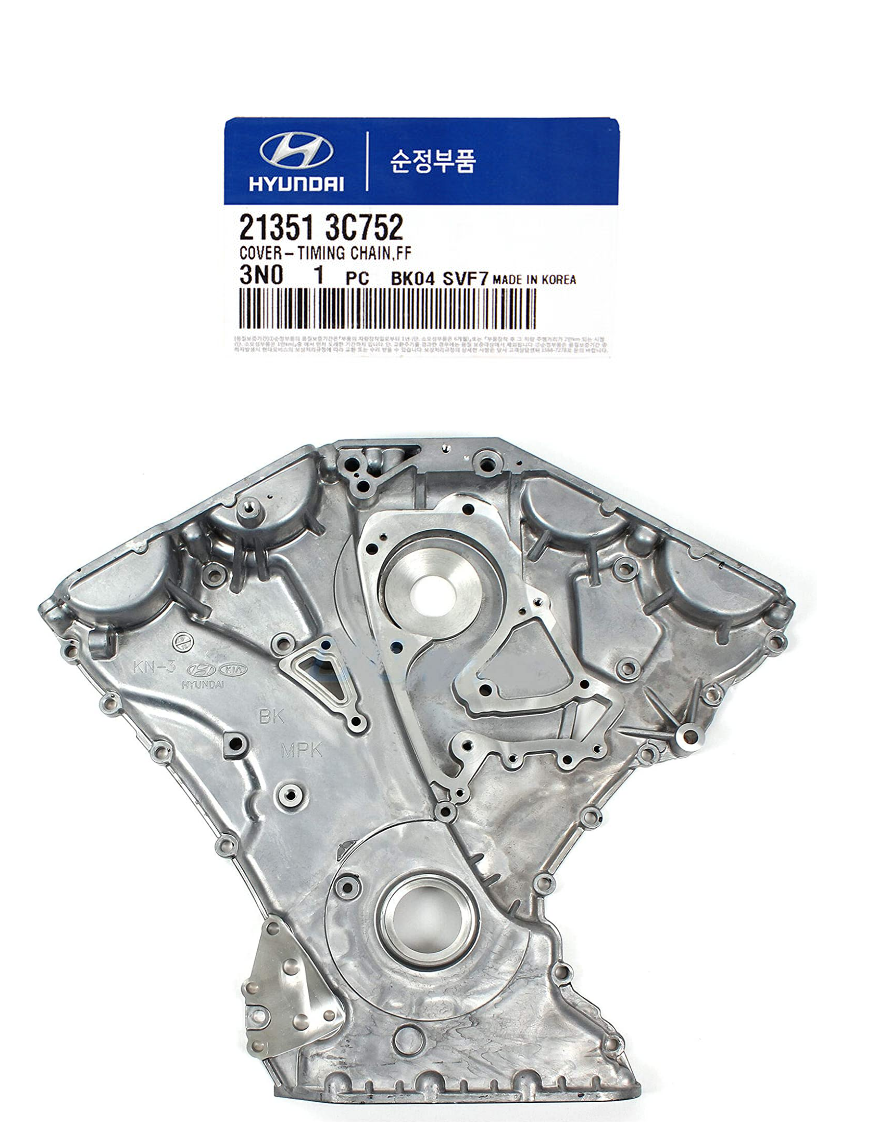 GENUINE 213513C752 Timing Chain Cover for Hyundai Genesis & Coupe Kia K900 10-15