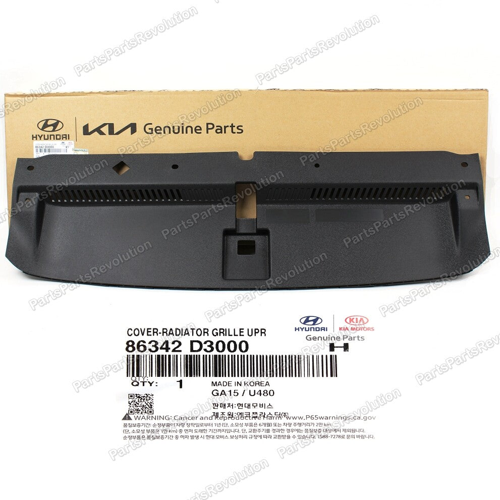 Front Upper Grille Radiator Cover for 2021 2022 Hyundai Santa Fe 86342-D3000