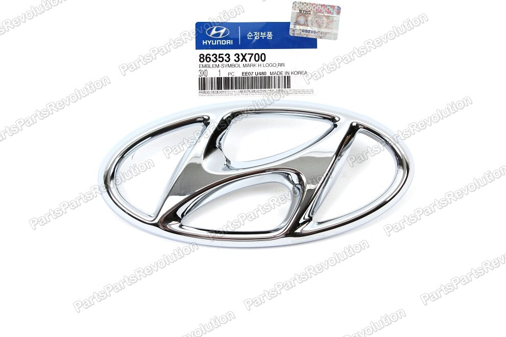 GENUINE Emblem Grille H Badge 863533X700 for Hyundai 2014-2016 Elantra