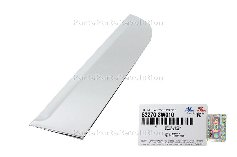 C Pillar Molding Chrome Rear Left 832703W010 for Kia Sportage 11-15