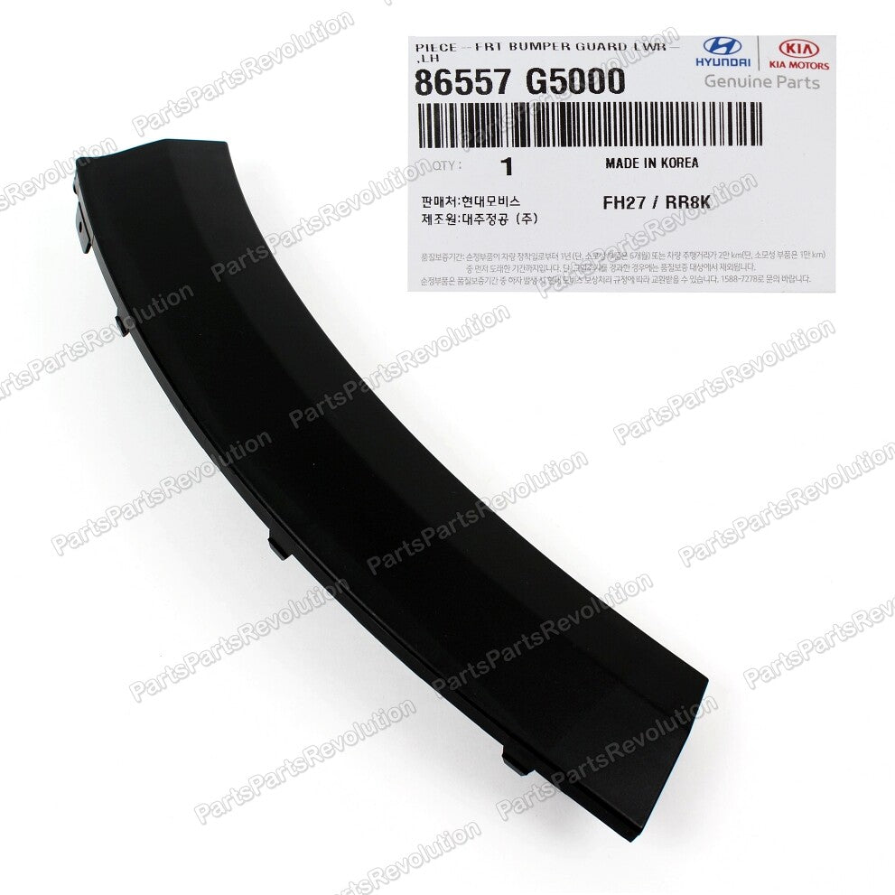 GENUINE Bumper Body Outer Molding Front Left 86557G5000 for Kia Niro 2017-2019