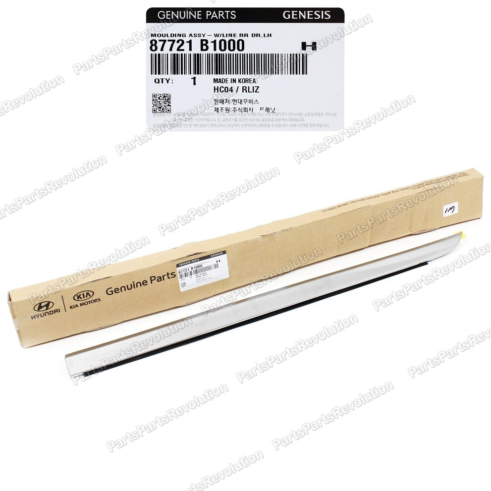 Door Molding Rear Left 87721B1000 for Genesis G80 2015-2020