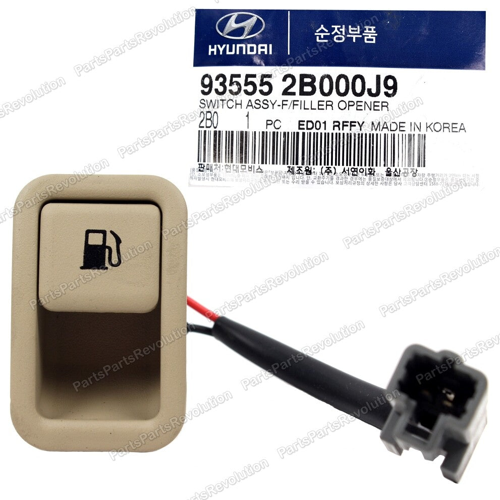 GENUINE Fuel Gas Door Switch Beige 935552B000J9 for Hyundai 2007-2009 SantaFe