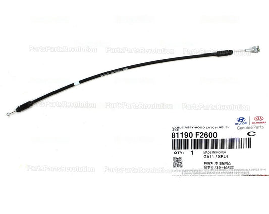 GENUINE Release Cable 81190F2600 for Hyundai Elantra 2019-2020