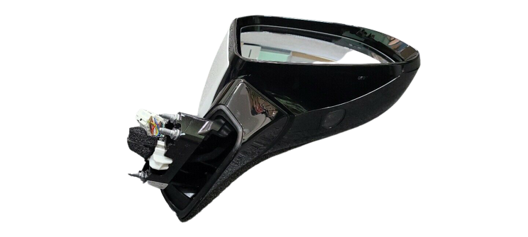 GENUINE Side Mirror Left White for Hyundai Santa Fe 2019~2021 87610S1200WW2