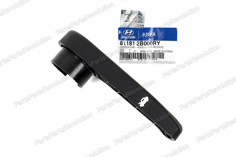 Hood Latch Handle 811812B000RY for Hyundai 2011-2019 Sonata Azera Veloster