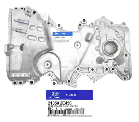 GENUINE 213502E450 Timing Chain Cover for Hyundai Sonata 2016-2017