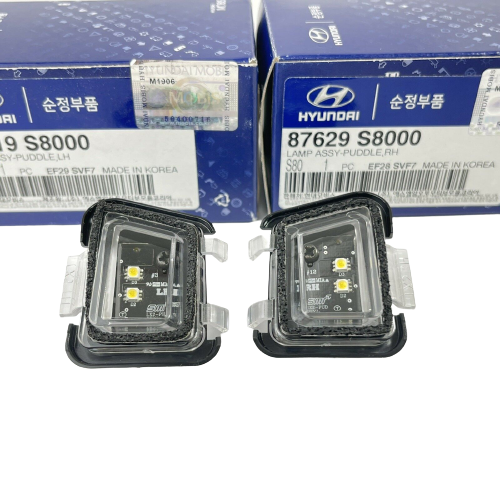 GENUINE 1Set LAMP PUDDLE LH and RH for Hyundai Palisade 87619S8000 & 87629S8000