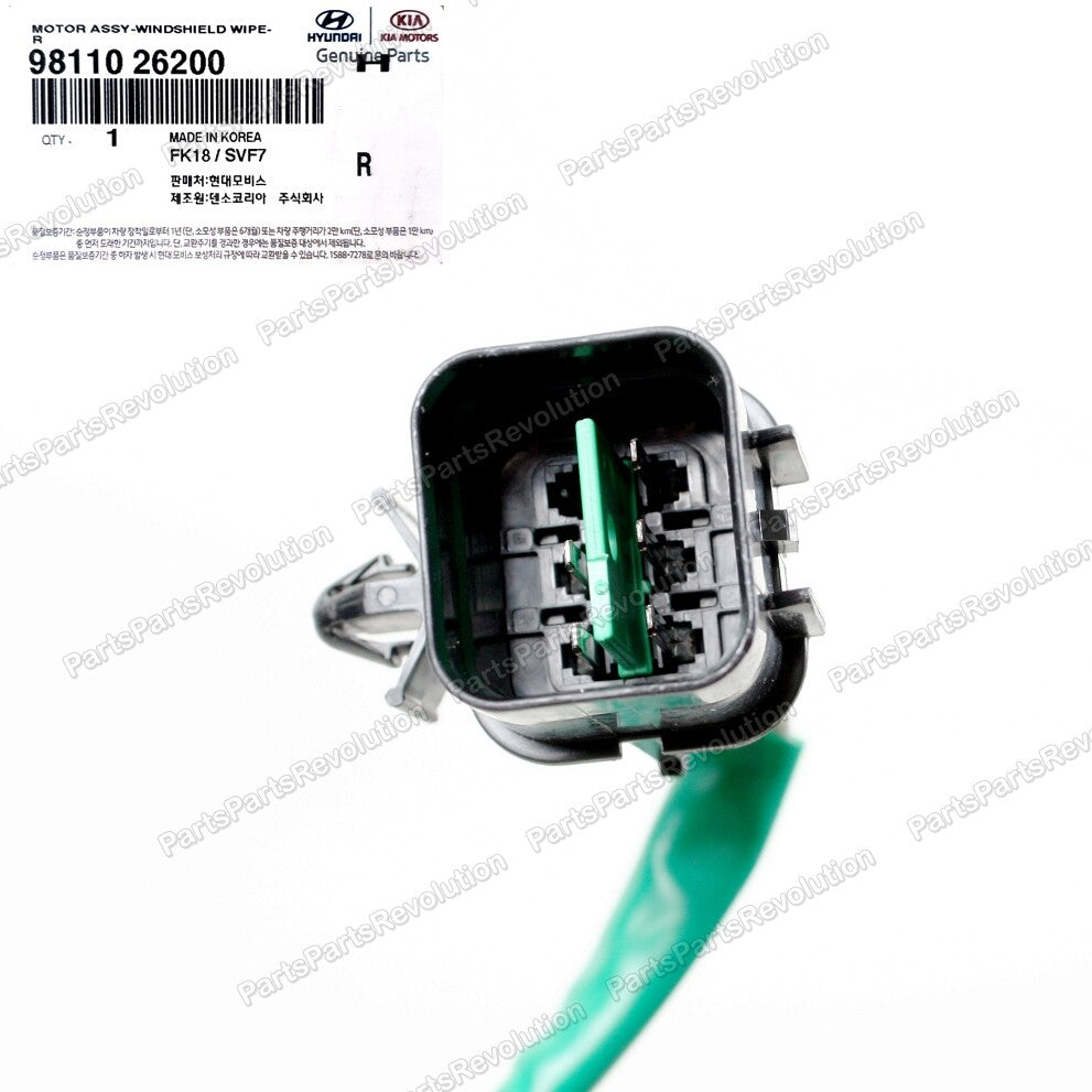 Windshield Wiper Motor Front 9811026200 for Hyundai SantaFe 2001-2004