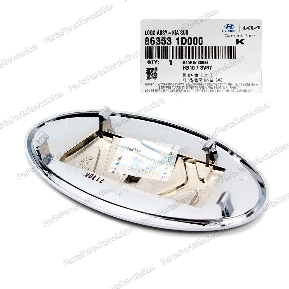 Emblem Grille Front 863531D000 for Kia 2007-2013 Borrego Forte Rio Soul Spectra