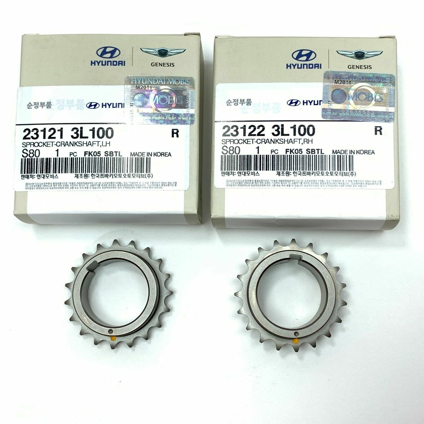 GENUINE Crankshaft Gear Sprocket for Hyundai Genesis G80 18-20 231213L100