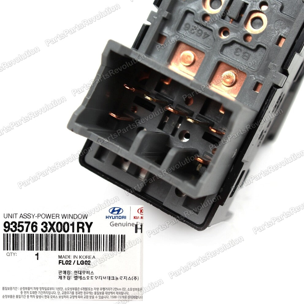 GENUINE Power Window Switch Rear 935763X001RY for Hyundai 2014-2016 Elantra