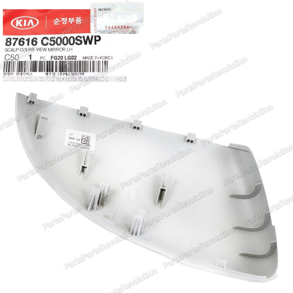 GENUINE Cover Side Mirror White Left 87616C5000SWP for Kia Sorento 2015-2019