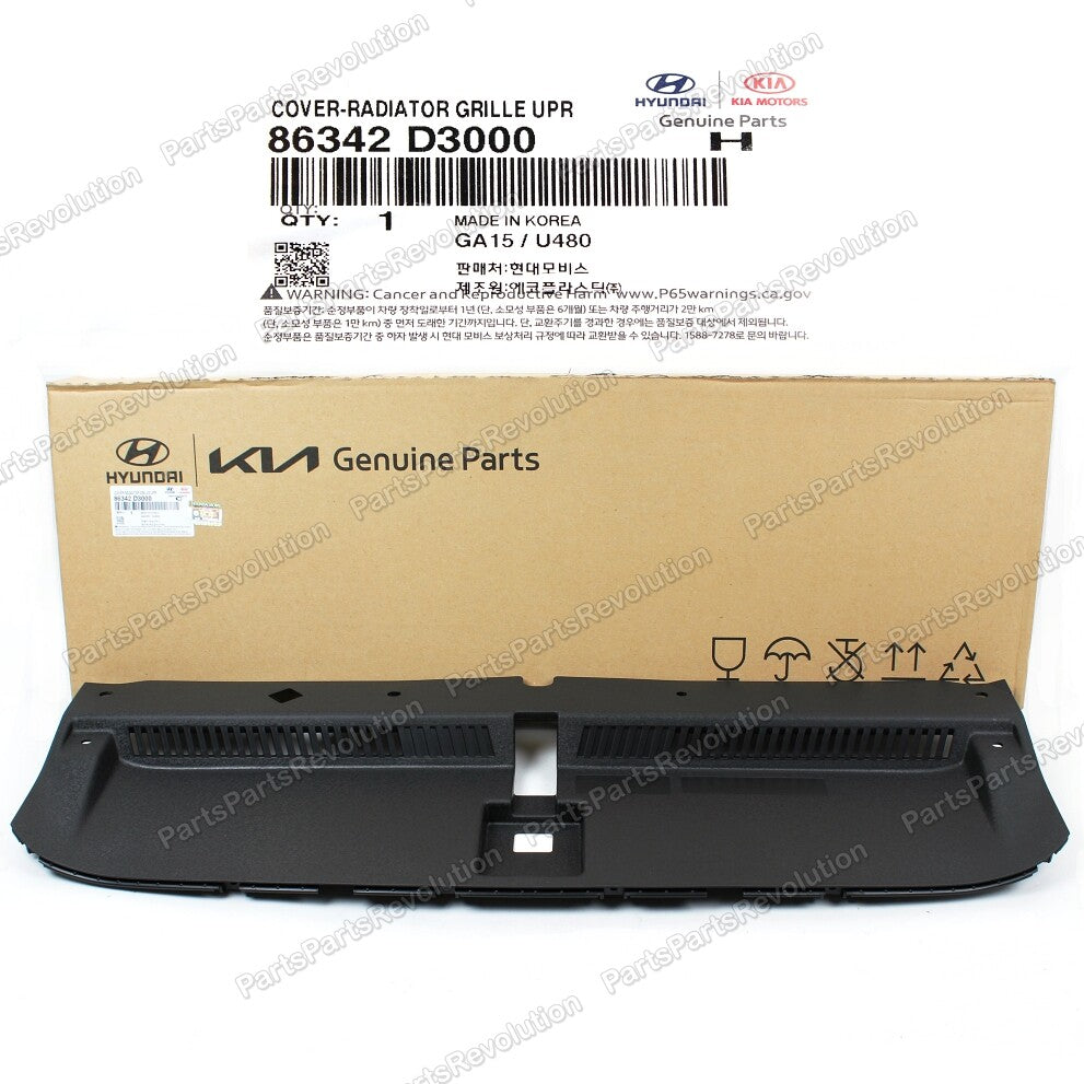 Front Upper Grille Radiator Cover for 2021 2022 Hyundai Santa Fe 86342-D3000