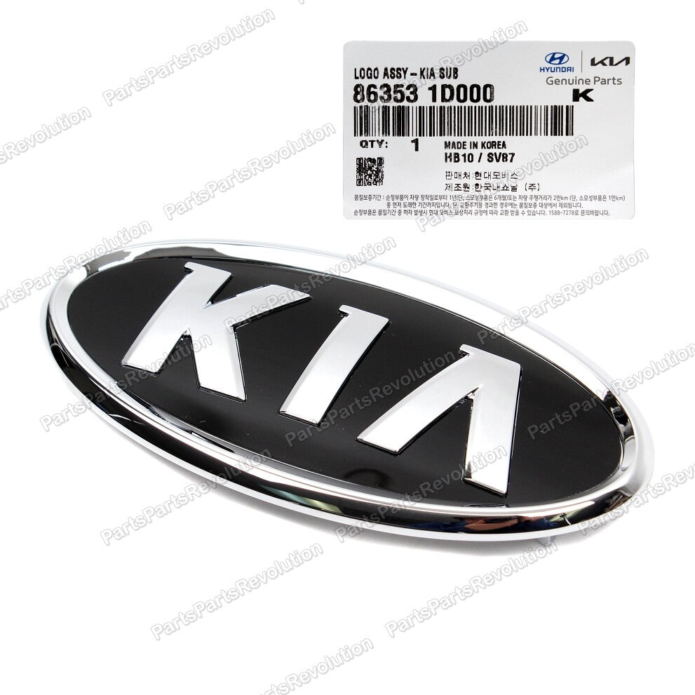 Emblem Grille Front 863531D000 for Kia 2007-2013 Borrego Forte Rio Soul Spectra