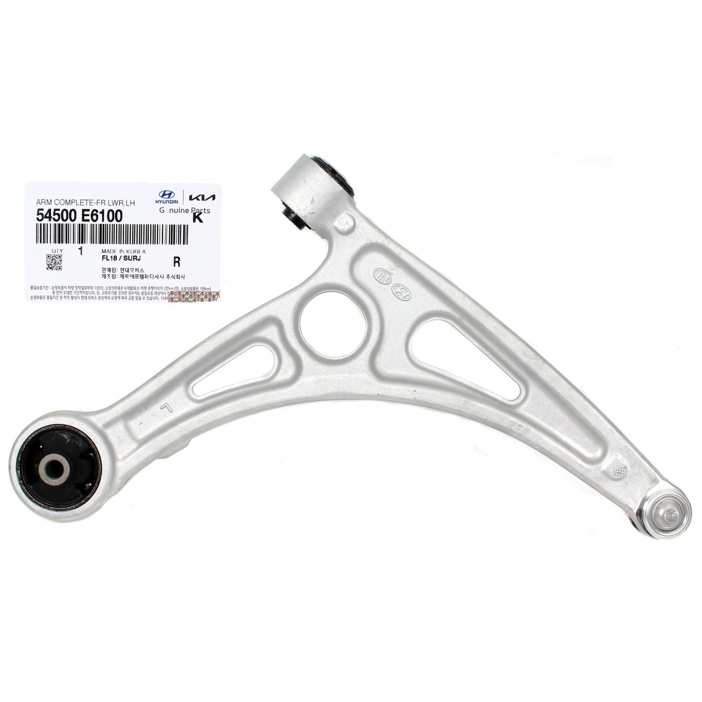 GENUINE 54500E6100 Lower Control Arm Front Left for Sonata Optima Hybrid 16-20