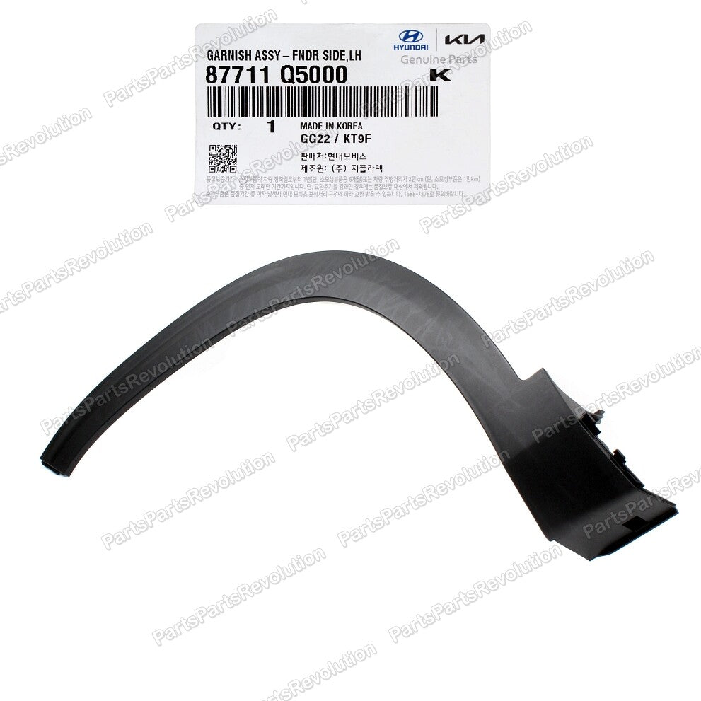Fender Wheel Molding Side Front Left 87711Q5000 for Kia Seltos 21-23