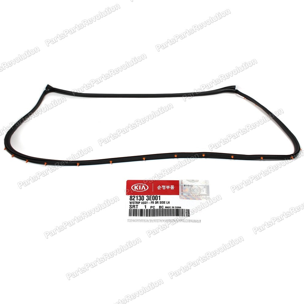 GENUINE Door Weather Strip Front DRIVER LH for 03-09 Kia Sorento 821303E001