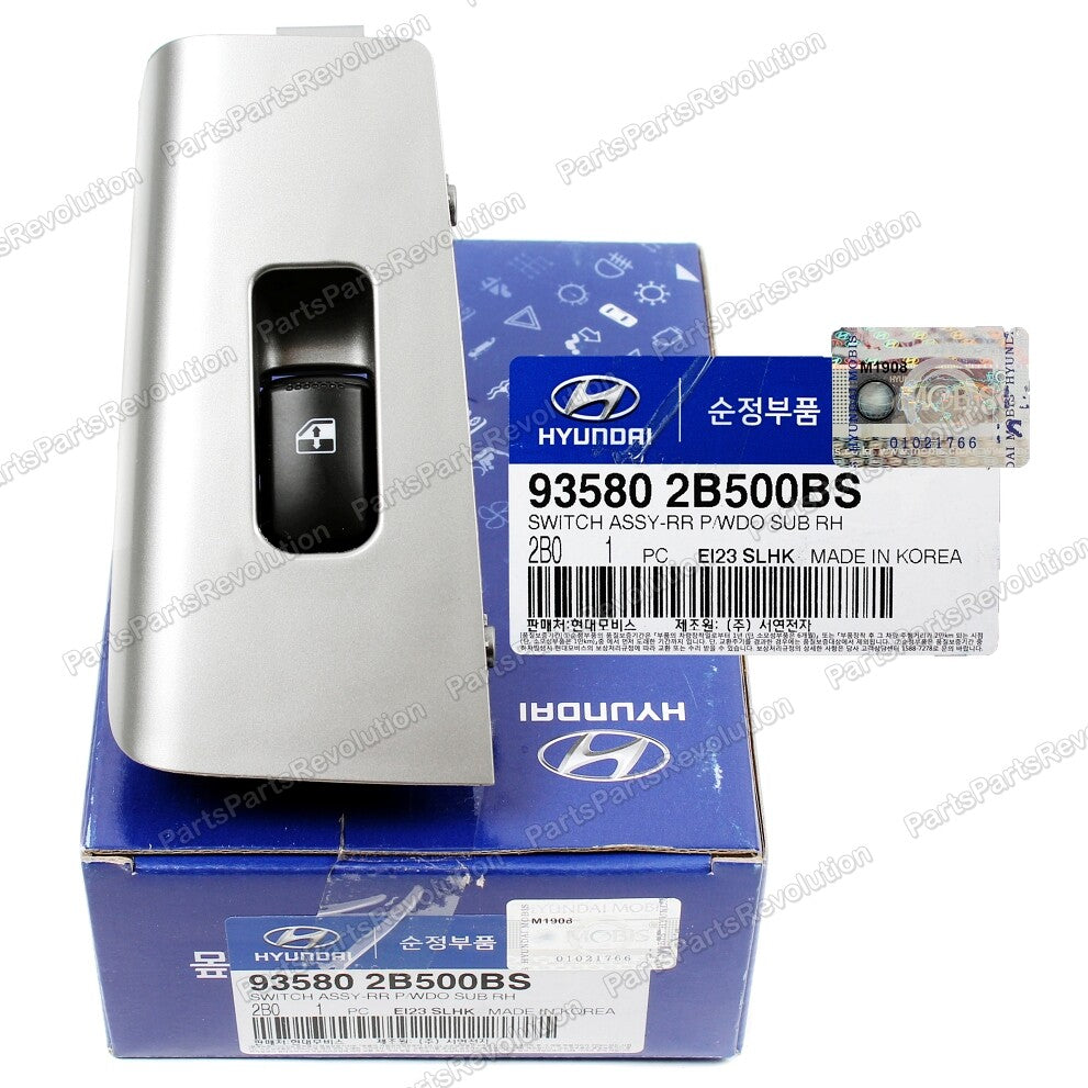 Power Window Switch Rear Right 935802B500BS for Hyundai 2010-2012 SantaFe