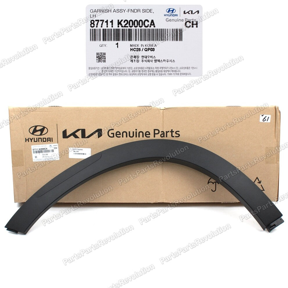 Fender Wheel Molding Front Left 87711K2000CA for Hyundai Venue 20-23
