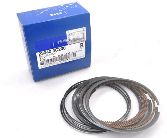 GENUINE 230402E000 Piston Ring Set for Hyundai Elantra, KIA Forte & Soul 2014-18