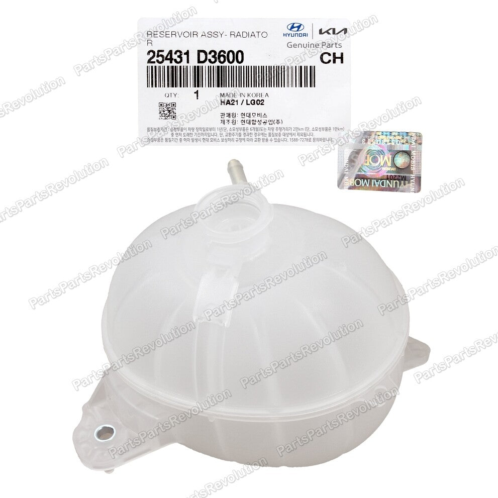 GENUINE Engine Coolant Reservoir Tank for 2016-2021 Hyundai Tucson 25431D3600
