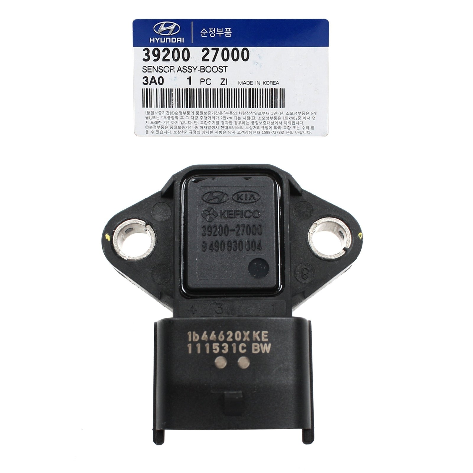 GENUINE 3920027000 Boost Sensor for Hyundai Genesis Coupe 2.0L Turbo 2010-2012