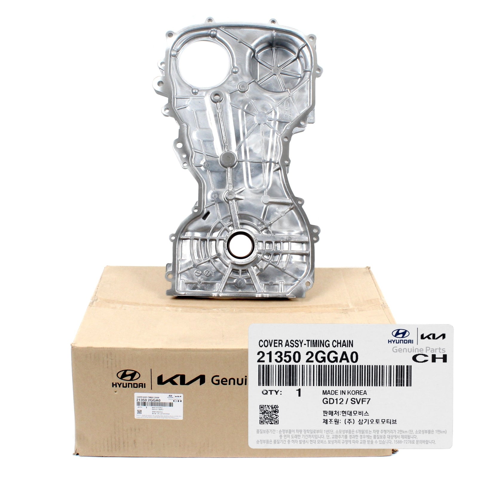 GENUINE 213502GGA0 Timing Chain Cover for Hyundai Santa Fe Optima Sorento 15-17