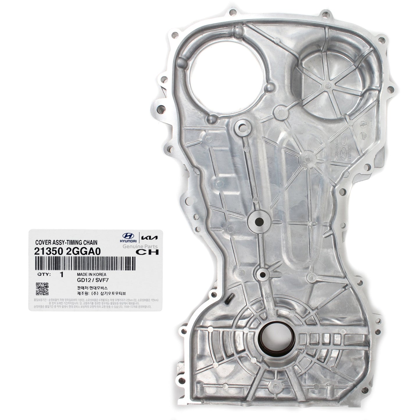 GENUINE 213502GGA0 Timing Chain Cover for Hyundai Santa Fe Optima Sorento 15-17