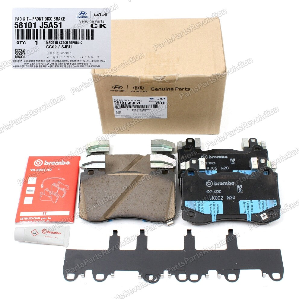 Brake Pad Kit Brembo Front 58101J5A51 for Genesis * See Compatibility *