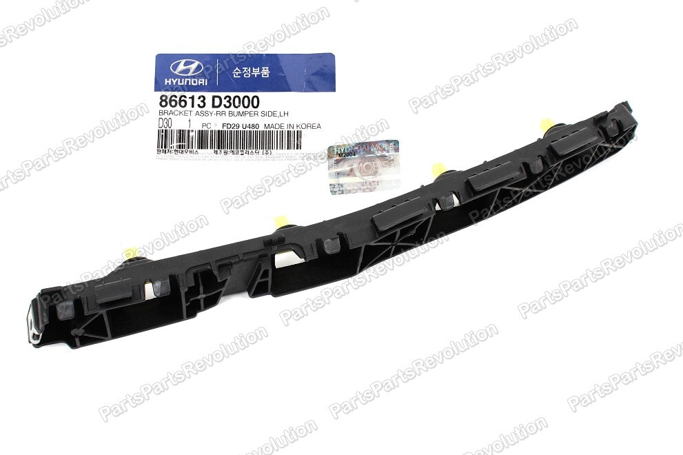 GENUINE Bumper Bracket Rear Left 86613D3000 for Hyundai Tucson 16-21