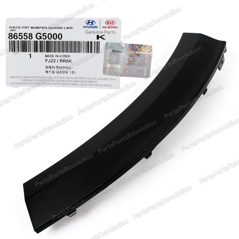 GENUINE Bumper Side Molding Front Right 86558G5000 for Kia Niro 17-20