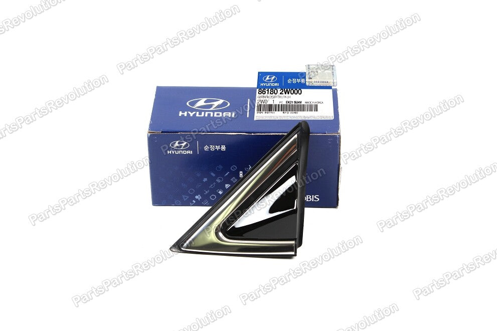 Fender Corner Molding Left 861802W000 for Hyundai SantaFe 2013-2019