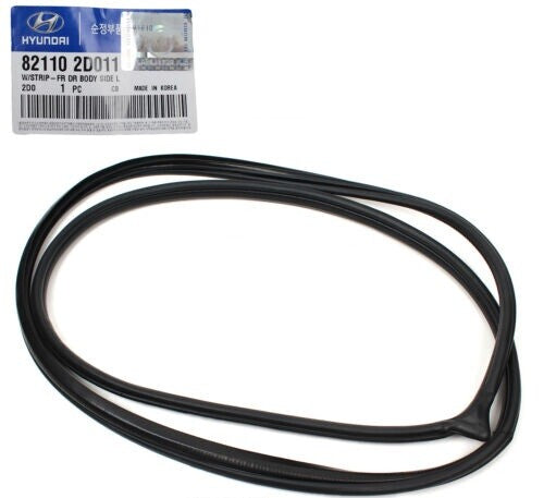 GENUINE 821102D011 Front Left Door Weatherstrip Seal for Hyundai Elantra 2001-06