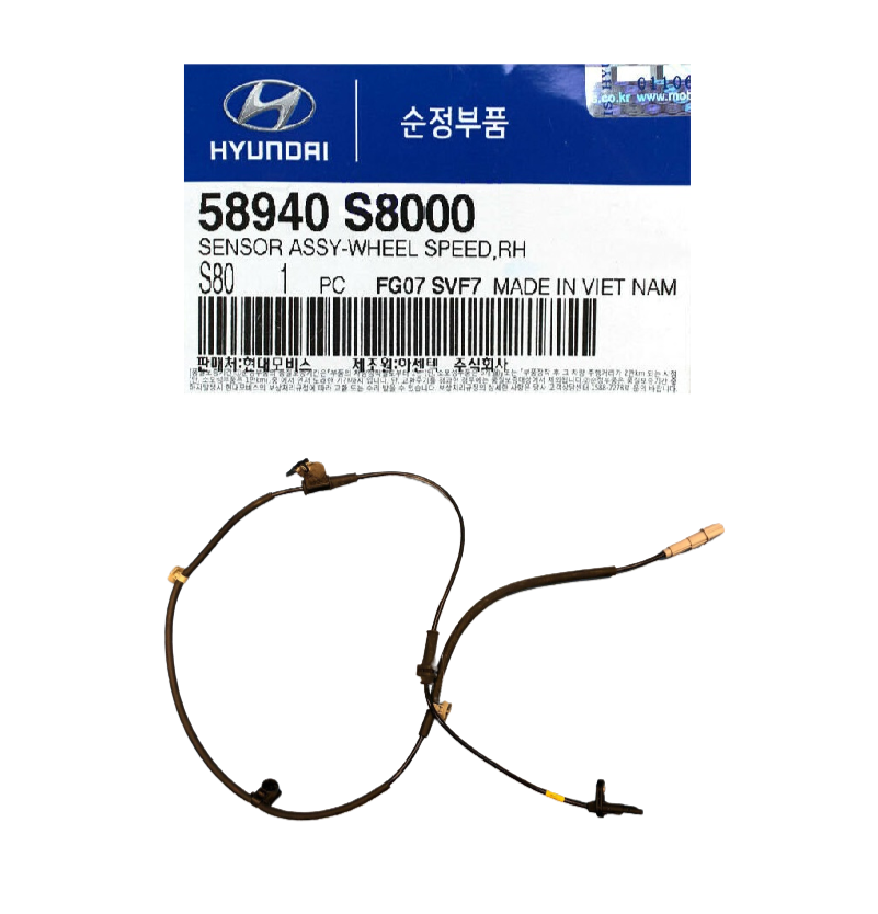 GENUINE Front Passenger Side ABS Sensor for Hyundai Palisade 20-21 58940S8000